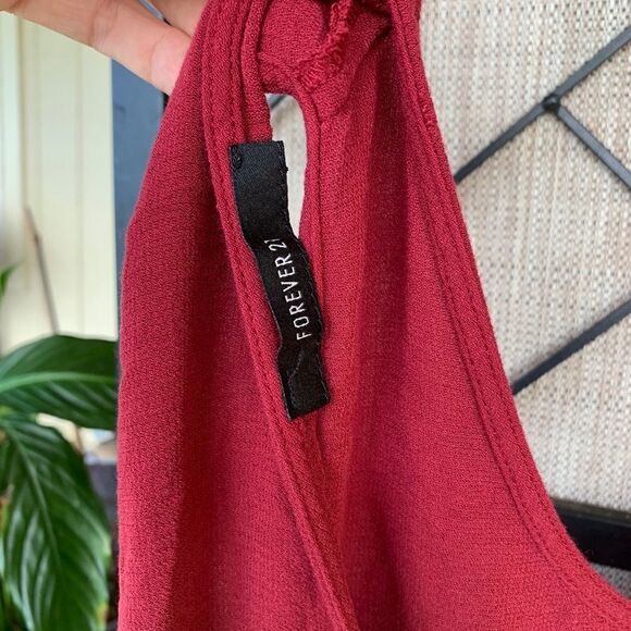 Forever 21 Red Romper Small - Picture 4 of 4